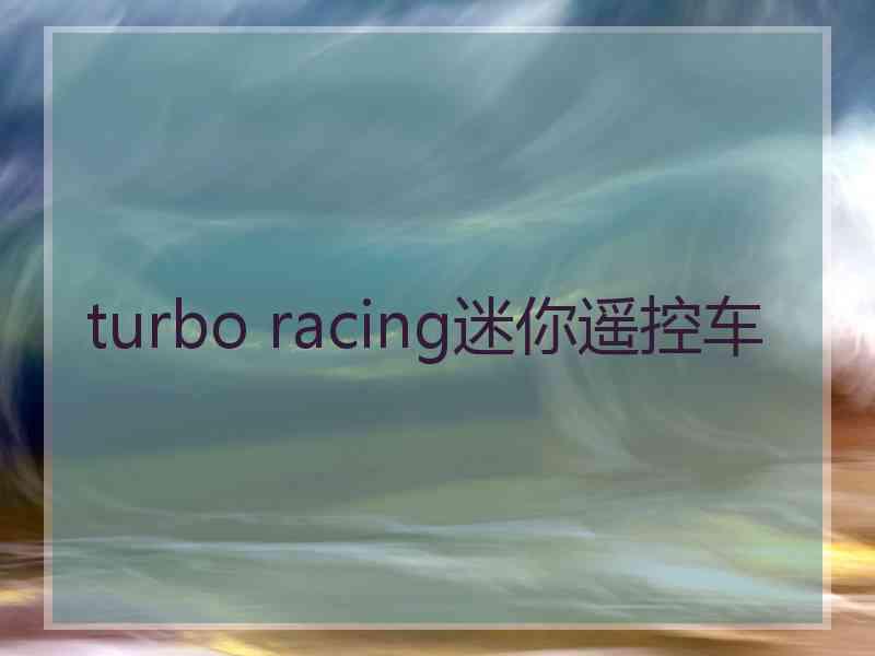 turbo racing迷你遥控车